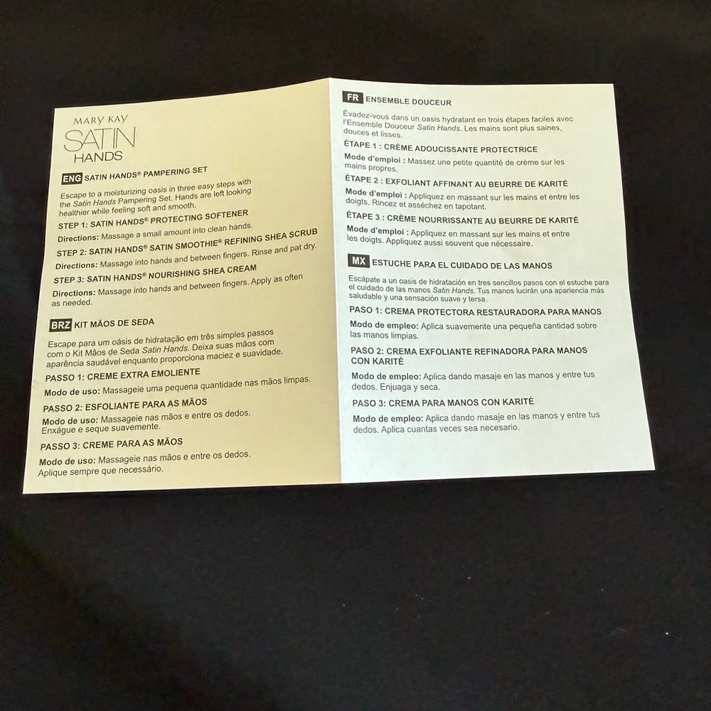 Mary Kay Satin Hands Pampering Set Fragrance Free - Picture 3 of 4